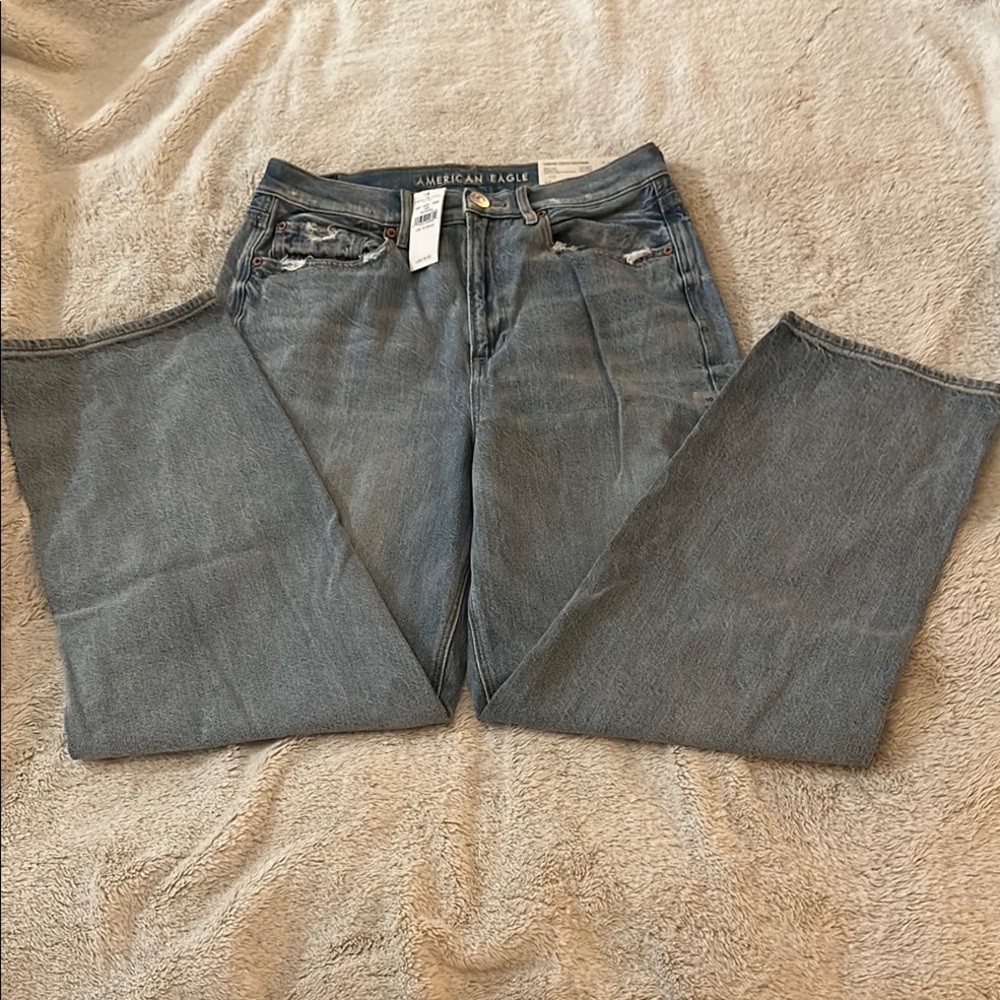 American Eagle Outfitters Blue Straight Leg Jeans